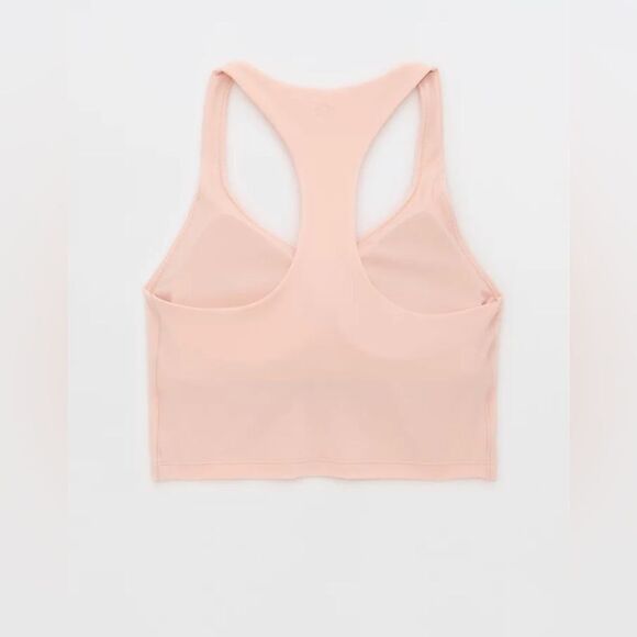OFFLINE By Aerie Real Me Low Key Racerback Sports Bra‎ beige size XS NWT in pkg - Picture 4 of 6